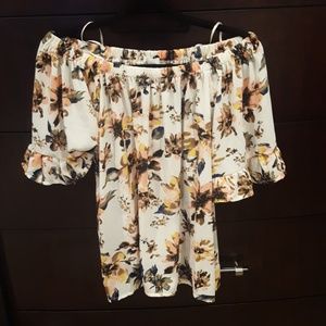 Off the shoulder blouse